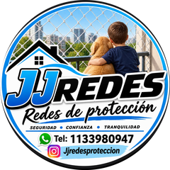 Logo de JJREDES, Redes de protección: seguridad, confianza, tranquilidad.